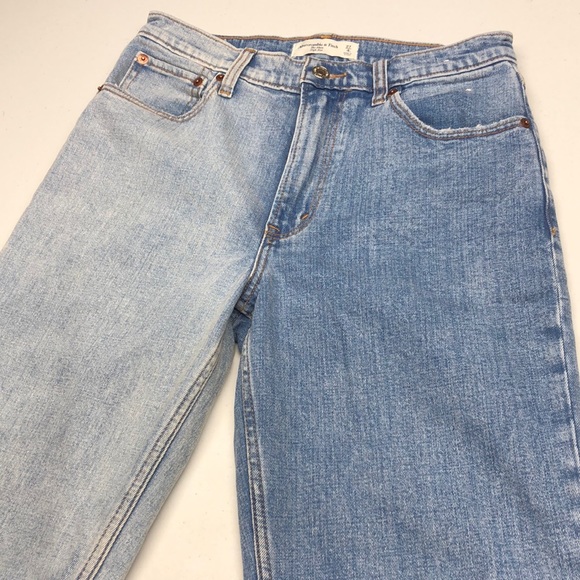 BICOLOR ABERCROMBIE & FITCH MOM JEAN 4/27x28 😎 - Picture 1 of 14
